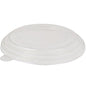 A tampa Starpak 45 para tigelas de salada, PS "To Go" Ø 15 cm, é uma tampa transparente e redonda com borda elevada e centro plano - ideal para levar. Aqui ilustrado em poliestireno transparente (PS), embalagem com 45 unidades.