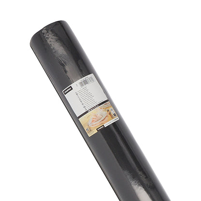 Um close-up de uma toalha de mesa Starpak, semelhante a tecido Airlaid (20 m x 1,2 m) da Starpak, com uma etiqueta branca com texto e imagens de alimentos, destacando sua superfície resistente e fácil de limpar, ideal para preparação de alimentos ou para assar.