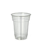 O copo Starpak 40 "Hurricane" PET 0,2l (Ø 7,8cm · 9,7cm) transparente é mostrado vazio sobre um fundo branco; o copo descartável tem uma forma cônica e uma borda enrolada. Pacote de 40 da Starpak.