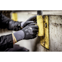 NITRAS SKIN FLEX 3D, luvas de montagem, cinza / preto