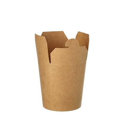 Um PAPSTAR 25 caixas de lanche, papelão quadrado marrom, recipiente para viagem da PAPSTAR GmbH é mostrado com abas parcialmente abertas sobre um fundo branco, destacando seu design ecológico.