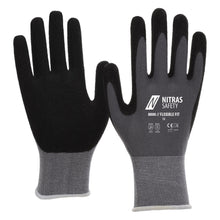 NITRAS FLEXIBLE FIT, luvas de montagem, cinza / preto