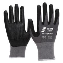 NITRAS FLEXIBLE FIT+, luvas de montagem, cinza / preto