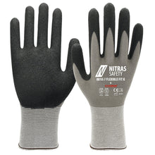 NITRAS FLEXIBLE FIT K, luvas de montagem, cinza / preto