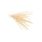Uma pilha de PAPSTAR espetos de finger food de bambu "puros", 10 cm, Ø 2,5 mm (1000 peças) da PAPSTAR GmbH espalhados sobre um fundo branco.