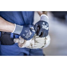 NITRAS FLEXIBLE FIT MF, luvas de montagem, azul escuro / preto