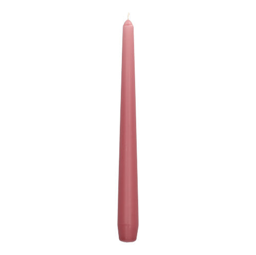 Uma única vela Starpak (Ø 2,2 cm - 25 cm) em rosa alto, não acesa, está ereta em frente a um fundo branco simples.