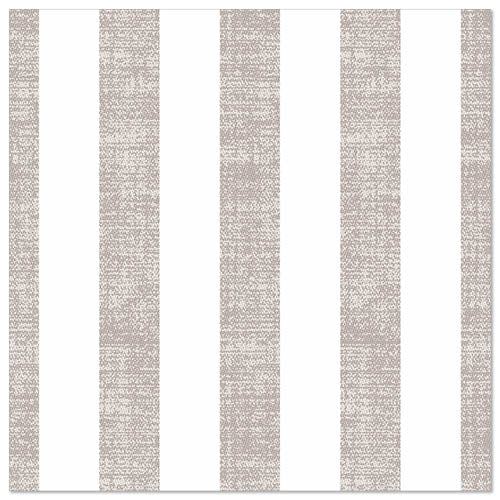 Um padrão quadrado com listras verticais alternadas, texturizadas em cinza claro e branco sólido, inspirado nos 50 guardanapos "ROYAL Collection" 1/4-dobra 40 x 40 cm cinza da PAPSTAR GmbH.