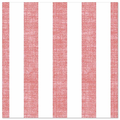 O design com listras verticais bordô em uma aparência usada texturizada e listras brancas sólidas combina perfeitamente com PAPSTAR 50 guardanapos "ROYAL Collection" 1/4-Dobra 40 x 40 cm de PAPSTAR GmbH.