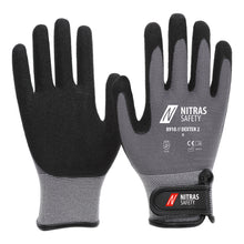 NITRAS DEXTER 2, luvas mecânicas, cinza / preto