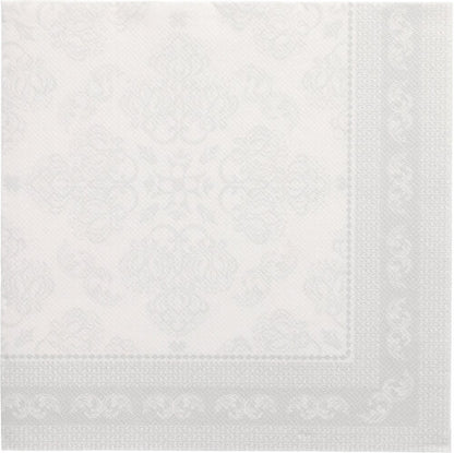 PAPSTAR 50 guardanapos "ROYAL Collection" 1/4-dobra, 40 x 40 cm, branco - guardanapos de papel elegantes da PAPSTAR GmbH para ocasiões elegantes.