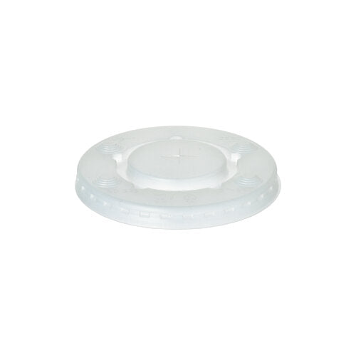 A tampa Starpak 150 PS é uma tampa redonda transparente de poliestireno (Ø 9 cm, 1 cm de altura) com abertura cruzada, borda de aderência texturizada e quatro reentrâncias distribuídas uniformemente. Conteúdo do pacote: 150 unidades.