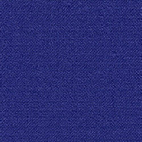 Uma visão de perto do tecido azul texturizado, semelhante à superfície azul escura lisa e uniforme dos PAPSTAR 50 guardanapos "ROYAL Collection" 1/4-dobra 40 x 40 cm da PAPSTAR GmbH, sem marcas ou padrões visíveis.