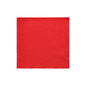 Um único PAPSTAR guardanapo 1/4-dobra, 24x24 cm guardanapo vermelho da "DAILY Collection" (20 peças) da PAPSTAR GmbH está deitado plano sobre um fundo branco.