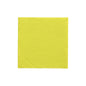 Um único guardanapo PAPSTAR 1/4-dobra, 24x24 cm em verde limão da "DAILY Collection" (20 peças), da PAPSTAR GmbH, está plano sobre um fundo branco - não utilizado, com estrutura visível - ideal para uma decoração de mesa elegante.