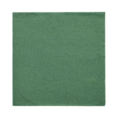 Um guardanapo quadrado verde simples da PAPSTAR GmbH, parte dos 20 guardanapos "DAILY Collection" (1/4-dobra, 32x32 cm), apresenta um padrão de textura discreto – ideal para uma decoração de mesa elegante e é apresentado sobre um fundo branco.