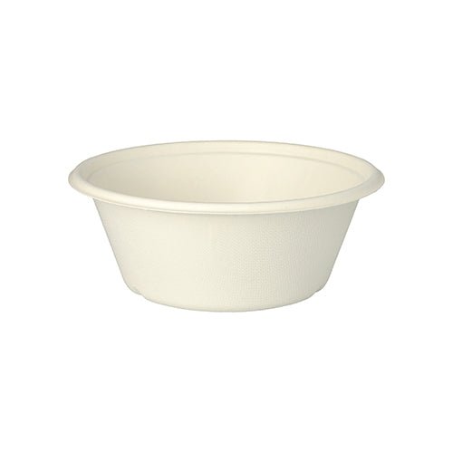 As PAPSTAR 25 tigelas, cana-de-açúcar "pure" Ø 17 cm da PAPSTAR GmbH são tigelas descartáveis brancas e biodegradáveis feitas de cana-de-açúcar – ideal para uso sustentável.