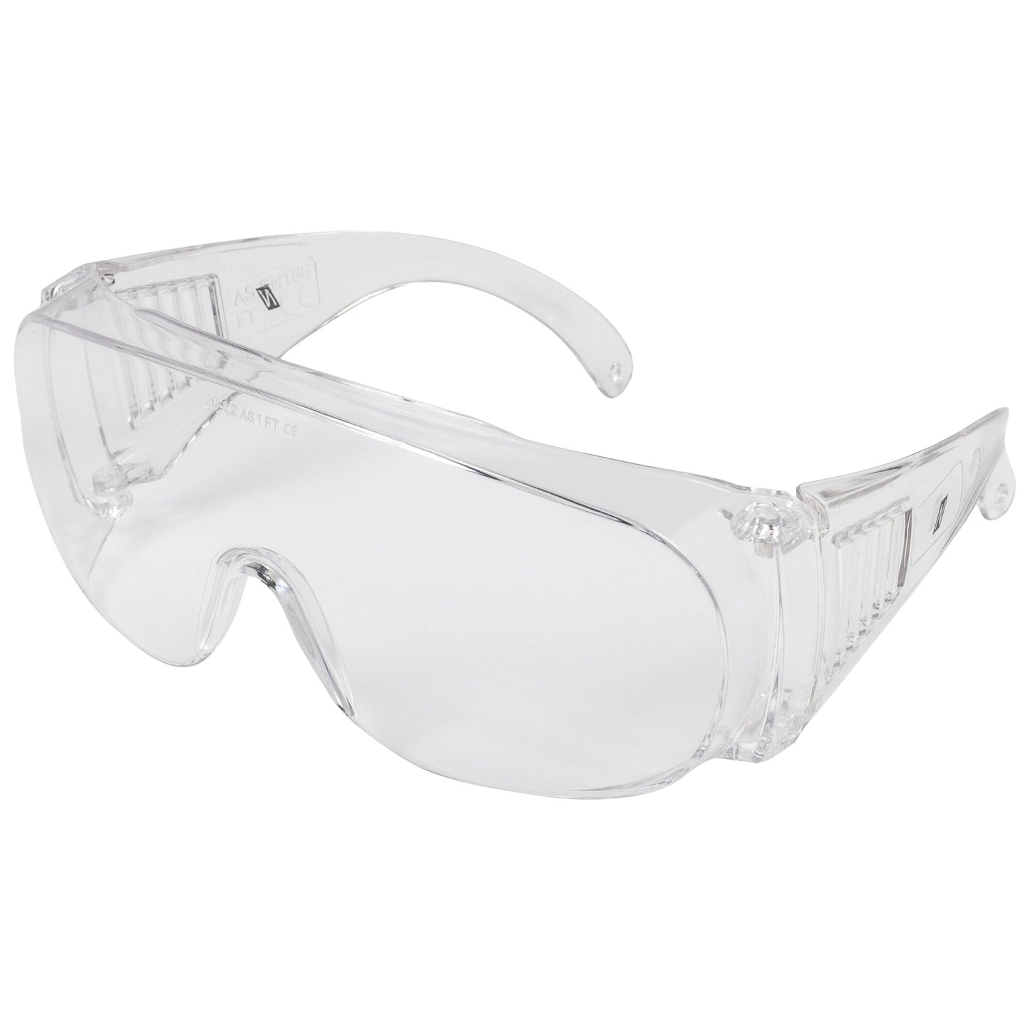 NITRAS VISION PROTECT BASIC, óculos para templos, transparentes, plástico EN 166 | Pacote (12 peças)