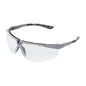 NITRAS VISION PROTECT PREMIUM, óculos para têmporas, transparente / cinza, plástico ISO 16321-1 | Pacote (12 peças)