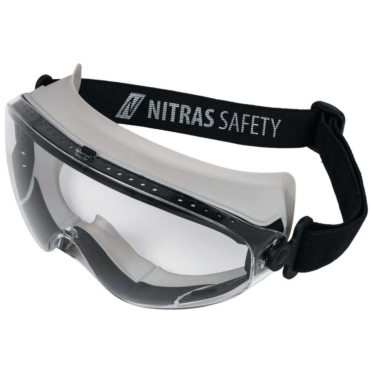 NITRAS VISION PROTECT, óculos de visão completa, EN 166 PVC | Pacote (12 peças)