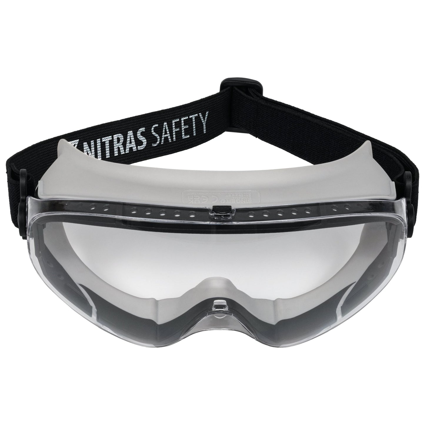 NITRAS VISION PROTECT, óculos de visão completa, EN 166 PVC | Pacote (12 peças)