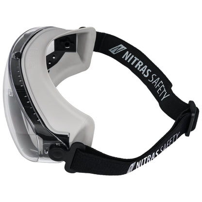 NITRAS VISION PROTECT, óculos de visão completa, EN 166 PVC | Pacote (12 peças)