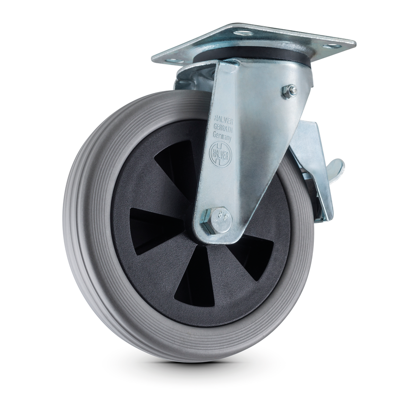 Rodízios giratórios Numatic