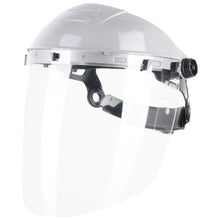Viseira NITRAS PROTECT, transparente / preta, plástico EN 166 | Pacote (1 peça)