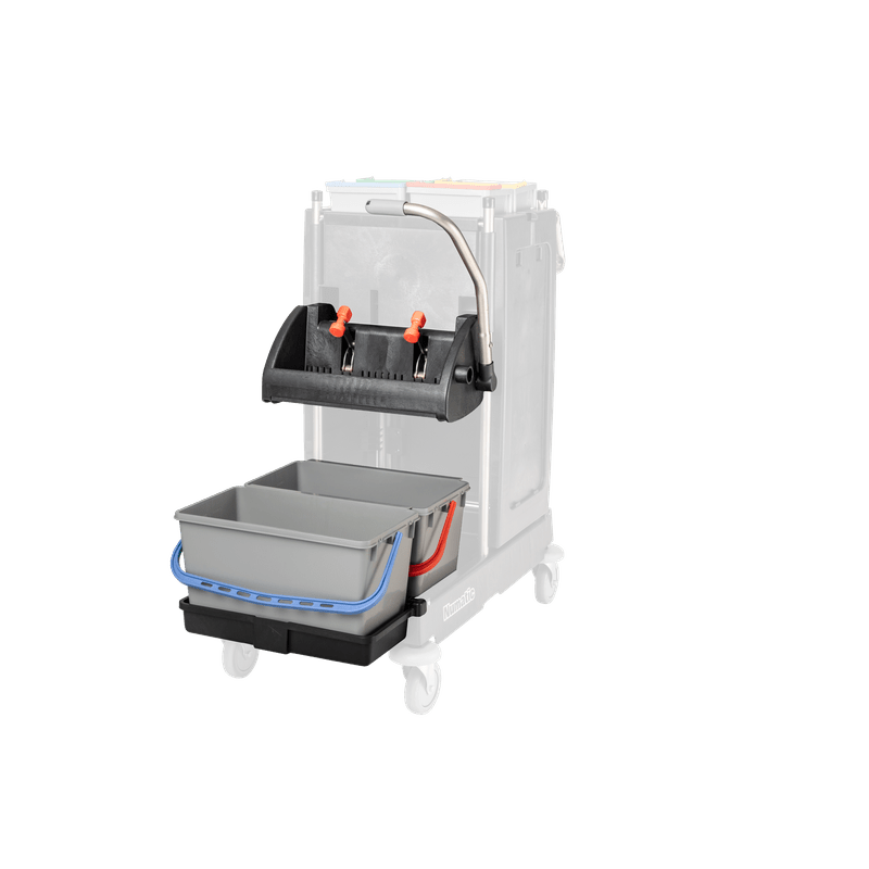 Conjunto de prensa plana Numatic SRK3S-VA, balde 2 x 22 litros, tigela para balde | Pacote (1 peça)