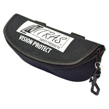 Estojo para óculos NITRAS, têxtil, preto | Pacote (1 peça)