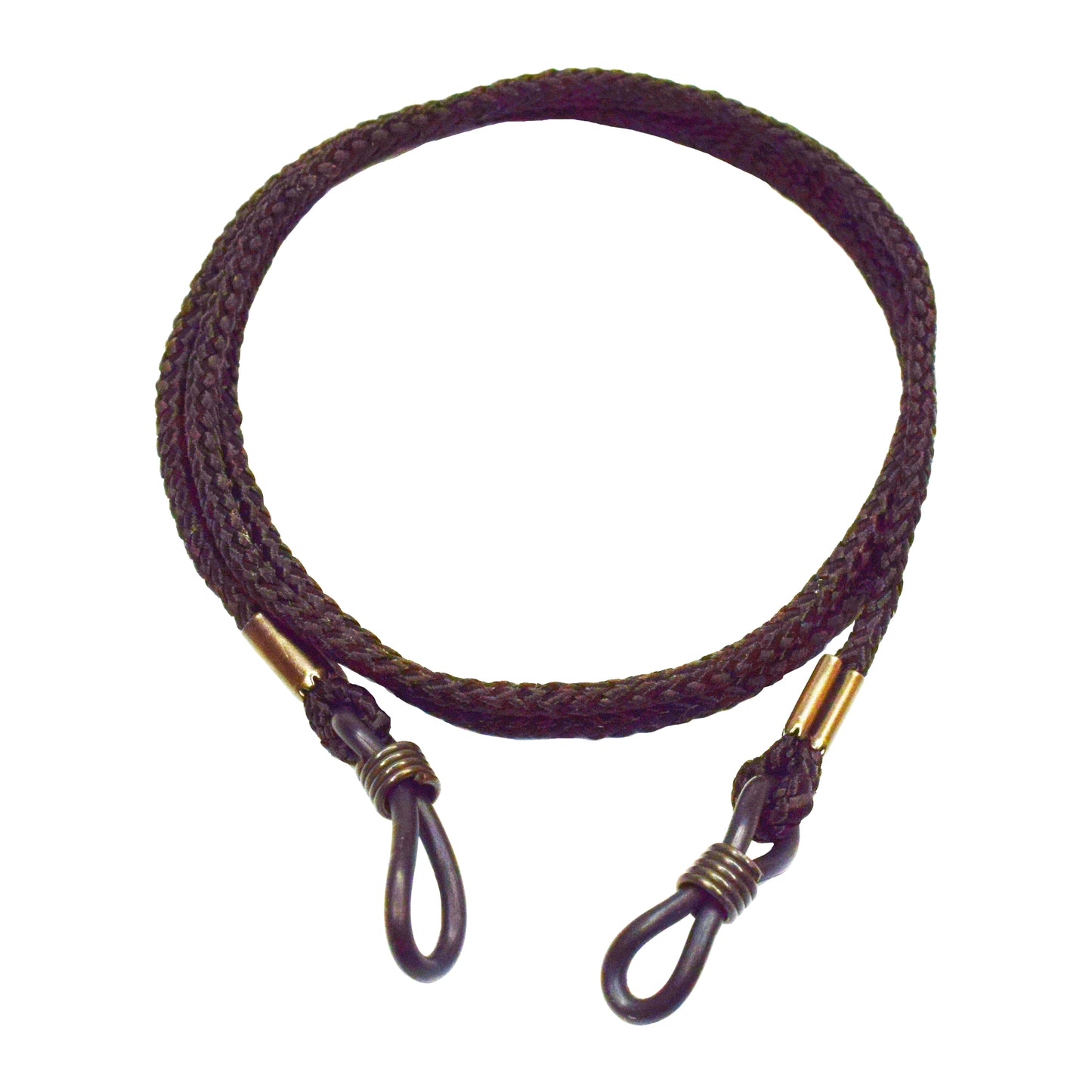 Cordão para óculos NITRAS, têxtil, preto | Pacote (12 peças)