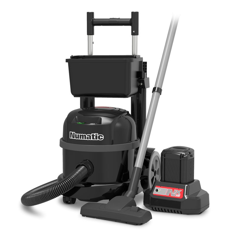 Aspirador a bateria Numatic PBT230NX/1, preto, conjunto de acessórios AS56(2.2P) | Pacote (1 peça)