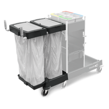 Conjunto de extensão para unidade de resíduos Numatic 240 litros para SM-4, revestido a pó, preto (Reflo) | Pacote (1 peça)