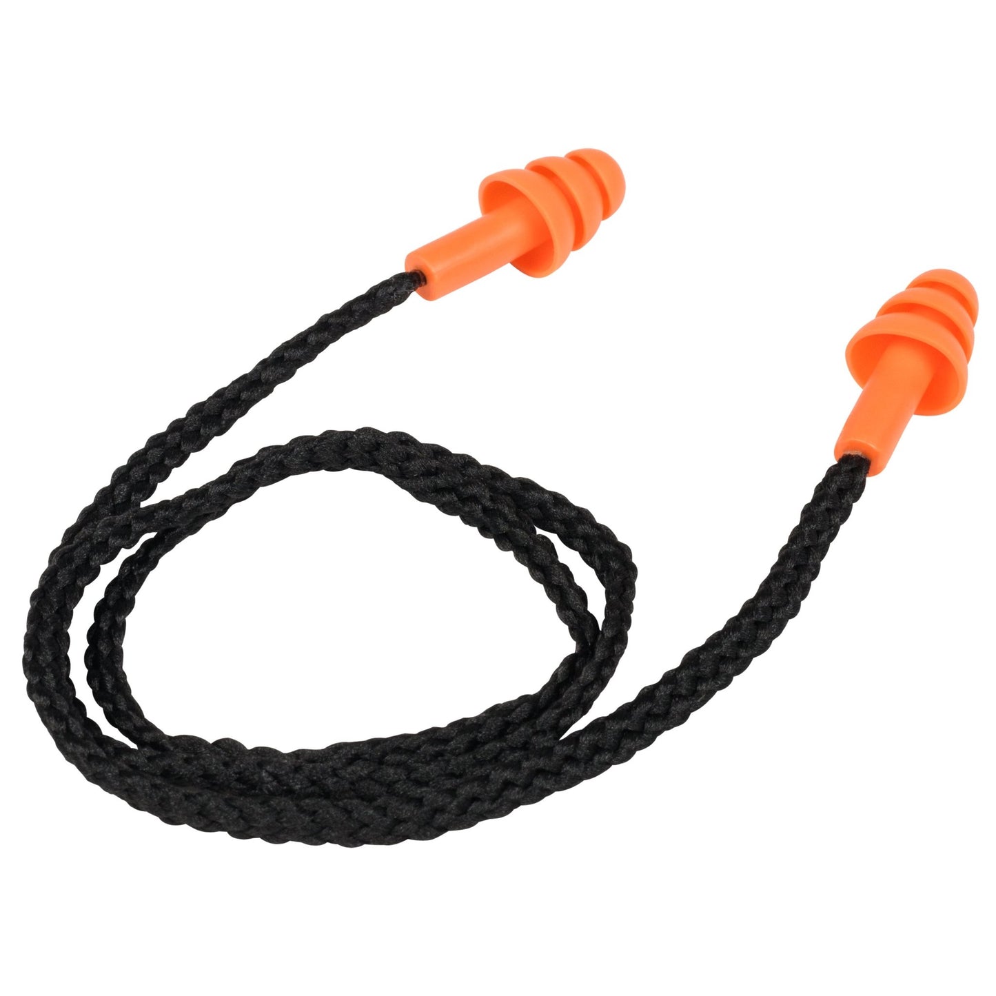 NITRAS MUTE PLUGS, protetores auditivos, laranja / preto, plástico EN 352-2 | Pacote (48 peças)