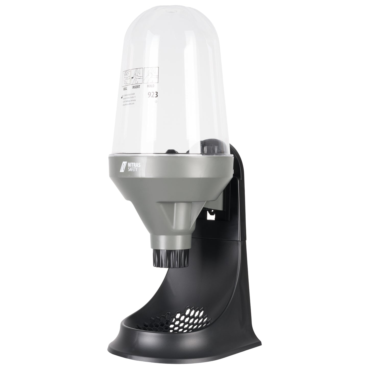 Distribuidor de proteção auditiva NITRAS, cinza / preto, EN 352 | Pacote (1 peça)