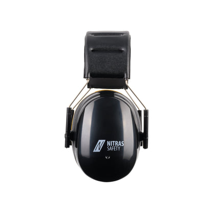 NITRAS MUTE DEFENDER PRO, protetores auriculares, preto / amarelo, plástico EN 352-1 | Pacote (1 peça)
