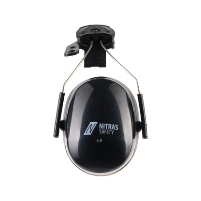 NITRAS MUTE DEFENDER PRO, protetores auriculares, preto / amarelo, plástico EN 352-3 | Pacote (1 peça)