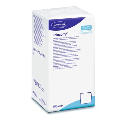 Compressas de gaze Telacomp®, não estéril, 12 camadas, 17 fios