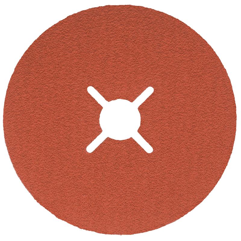 Disco de fibra 3M™ Cubitron™ II 987C, 115 mm x 22 mm, 80+, ranhurado | Pacote (25 peças)