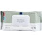 Um pacote com 80 toalhetes húmidos Abena Re-Seller GmbH (18x20 cm, branco) com tampa resselável; sem perfume, pH 4-6, testado dermatologicamente - ideal para limpeza suave em movimento.