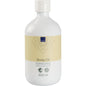 Garrafa de plástico branca de 500 ml com o rótulo "Óleo de cuidado da pele" da Abena Re-Seller GmbH, livre de corantes e perfumes, feita com ingredientes naturais e ideal para pele sensível; disponível em caixa com 6 unidades.