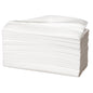 Um pacote de 153 toalhas de papel Abena Re-Seller GmbH, 2 camadas, branco, cada 23x31 cm, está empilhado ordenadamente diante de um fundo de cor sólida.