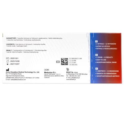 Combo 12em1 com Pneumococos + Legionella + Tosse Convulsa | Embalagem (1 Teste) 