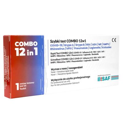 Combo 12em1 com Pneumococos + Legionella + Tosse Convulsa | Embalagem (1 Teste) 