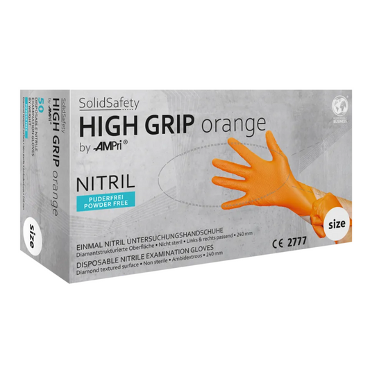 AMPRI SOLILSAFETY GRIP LOANCE NITRIL NITRIL Luvas de proteção química S - XXL