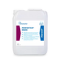Ein 5-Liter-Behälter aus weißem Kunststoff mit Dr. Schumacher PERFEKTAN® ENDO der Dr. Schumacher GmbH, der als Endoskop-Desinfektionsmittel und -Reiniger für medizinische Instrumente bei der Endoskop-Aufbereitung verwendet wird.