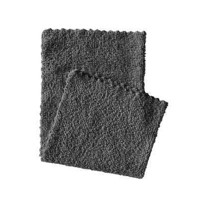 Dois panos de waffle tricotados cinza Arcora ECO-LINE 2in1 para desinfecção de superfícies, da Arcora International GmbH, estão ligeiramente sobrepostos sobre um fundo branco.