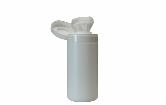 Recipiente dispensador vazio, incluindo tampa Altruman®/Altrufect® Wipes, branco