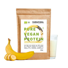 Proteína em pó vegana orgânica de banana sem soja