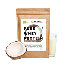 Whey protein orgânico em pó de coco